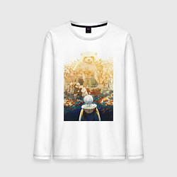 Лонгслив хлопковый мужской Для тебя Бессмертный Фуши Джоан, цвет: белый