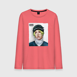Лонгслив хлопковый мужской G Dragon Big bang, цвет: коралловый