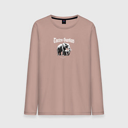 Мужской лонгслив Слоновья забота