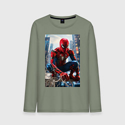 Мужской лонгслив Человек-паук на страже справедливости