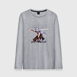 Лонгслив хлопковый мужской Разор из игры Genshin Impact, цвет: меланж