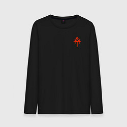 Мужской лонгслив Символ Даждьбога зимний