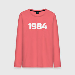 Лонгслив хлопковый мужской Рожден 1984, цвет: коралловый