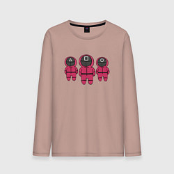 Мужской лонгслив Розовые солдаты игра