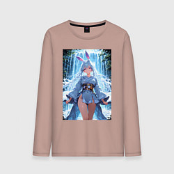 Мужской лонгслив Зайка в гармонии с природой