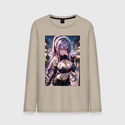 Мужской лонгслив Горничная-куноити