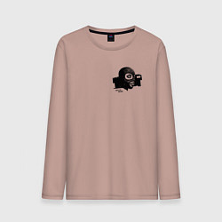 Мужской лонгслив Crazy girl