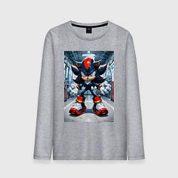 Мужской лонгслив Ежик Шедоу в коридоре