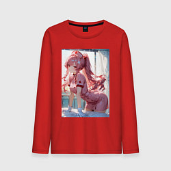 Мужской лонгслив Медсестричка позаботится о тебе