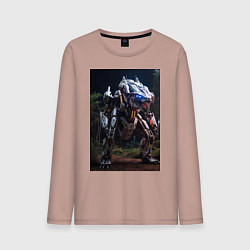 Мужской лонгслив Робот в стиле Horizon