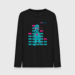 Мужской лонгслив Любовь к музыке