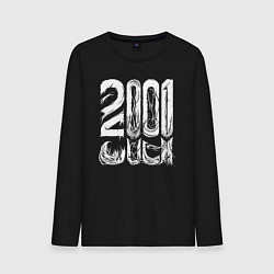 Лонгслив хлопковый мужской 2001 одиссея, цвет: черный