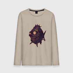 Мужской лонгслив Рыба монстр
