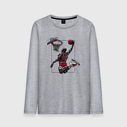 Мужской лонгслив Michael Jordan dunk