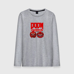 Мужской лонгслив Doom кака демон