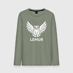 Мужской лонгслив Лемур с крыльями