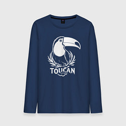 Мужской лонгслив Тукан в лавровом венке
