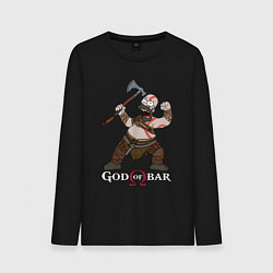 Мужской лонгслив Homer - god of bar