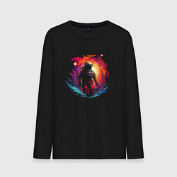 Мужской лонгслив Космическое путешествие