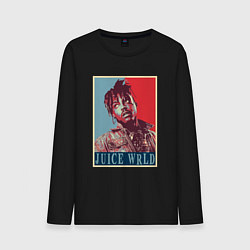 Лонгслив хлопковый мужской Juice WRLD, цвет: черный