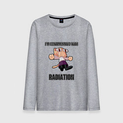 Мужской лонгслив Neco Arc - I contaminated with Radiation - English