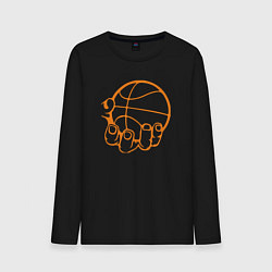Мужской лонгслив Баскетбольный мяч в руке
