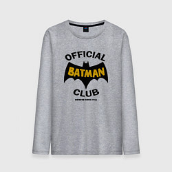 Мужской лонгслив Официальный клуб Бэтмена