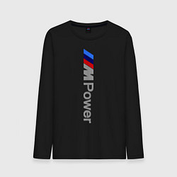 Лонгслив хлопковый мужской BMW M Power, цвет: черный
