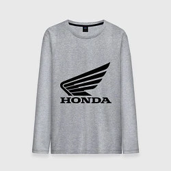 Лонгслив хлопковый мужской Honda Motor, цвет: меланж