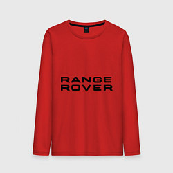 Лонгслив хлопковый мужской Range Rover, цвет: красный