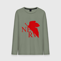 Мужской лонгслив Евангелион NERV
