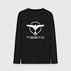 Лонгслив хлопковый мужской Tiesto, цвет: черный