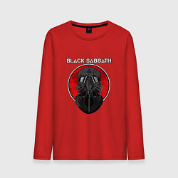 Лонгслив хлопковый мужской Black Sabbath: Toxic, цвет: красный