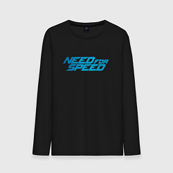 Лонгслив хлопковый мужской Need for speed, цвет: черный