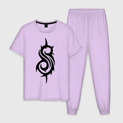 Пижама хлопковая мужская Slipknot, цвет: лаванда