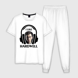 Пижама хлопковая мужская I like Hardwell, цвет: белый