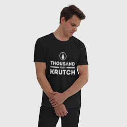 Пижама хлопковая мужская Thousand Foot Krutch, цвет: черный — фото 2
