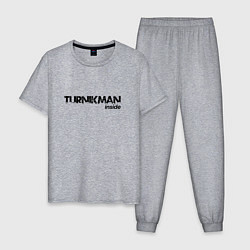 Пижама хлопковая мужская Turnikman Inside, цвет: меланж