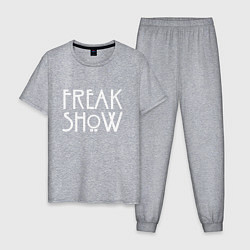 Пижама хлопковая мужская FREAK SHOW, цвет: меланж