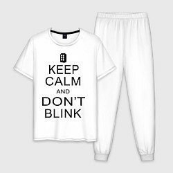 Мужская пижама Keep Calm & Don't Blink