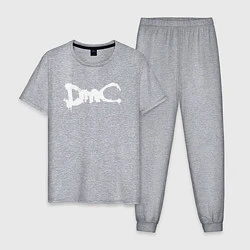 Пижама хлопковая мужская DMC, цвет: меланж
