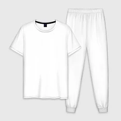 Пижама хлопковая мужская WU TANG CLAN, цвет: белый