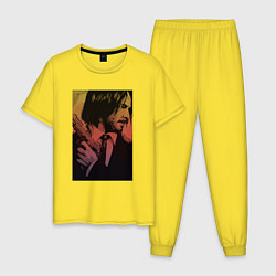 Пижама хлопковая мужская John Wick, цвет: желтый