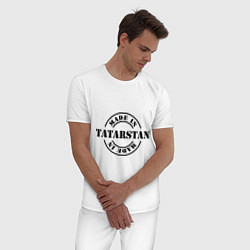Пижама хлопковая мужская Made in Tatarstan, цвет: белый — фото 2
