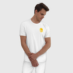 Пижама хлопковая мужская GOLDEN STATE WARRIORS, цвет: белый — фото 2
