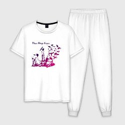 Пижама хлопковая мужская Three Days Grace, цвет: белый