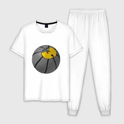 Пижама хлопковая мужская Wu-Tang Basketball, цвет: белый