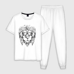 Мужская пижама Rasta Lion Лев Растаман