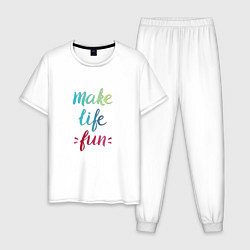 Мужская пижама Make life fun