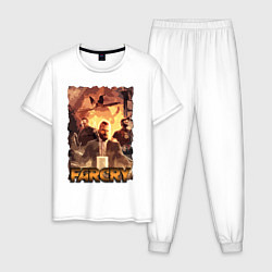 Пижама хлопковая мужская Иосиф Сид FarCry, цвет: белый